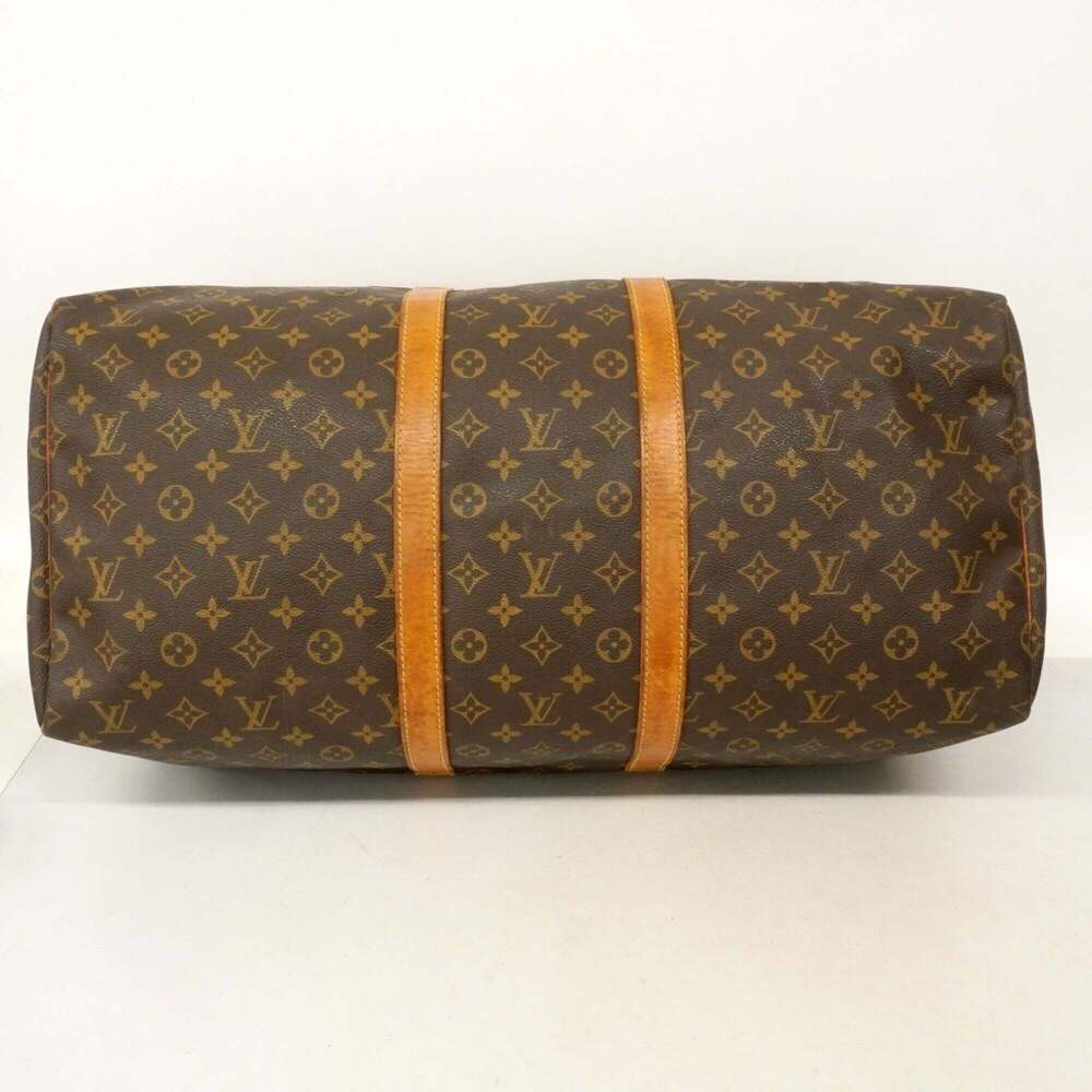 LOUIS VUITTON Brown Monogram Keepall 55 Boston Bag - Picture 3 of 14